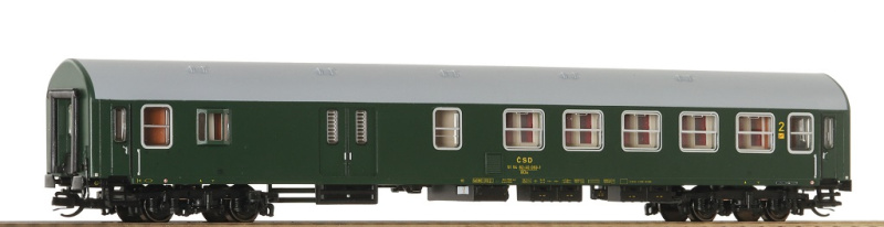 Roco Osobní a zavazadlový vůz 2. třídy Y/B-70 BDa ČSD - 6280042