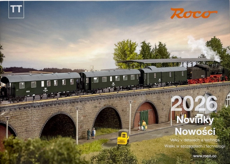 Roco Katalog novinek 2026 v českém a polském jazyce