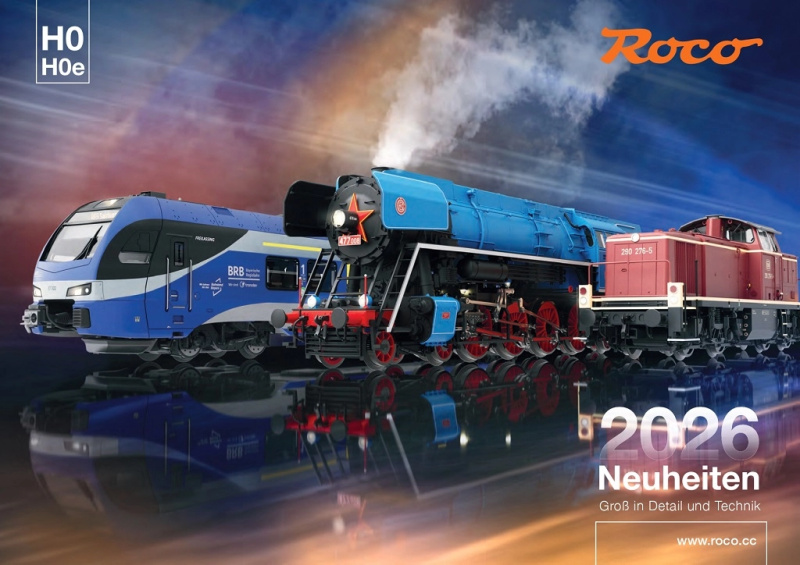 Roco Katalog novinek 2026 v anglickém jazyce