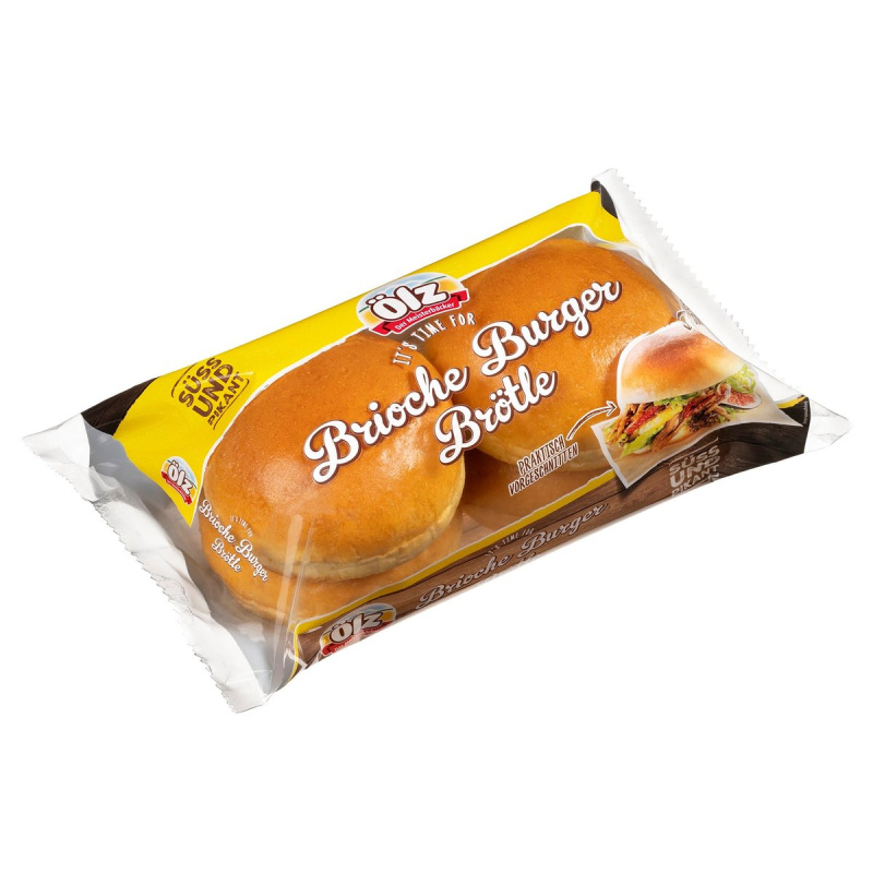 Ölz Brioche hamburgerové bulky, 4 ks