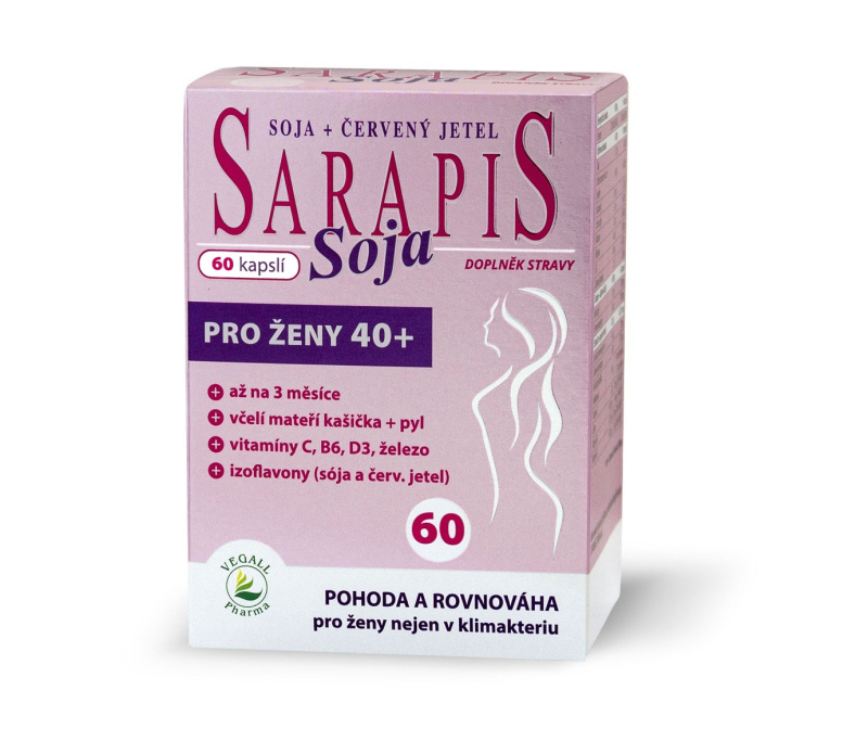 VEGALL Sarapis Soja, 60kapslí