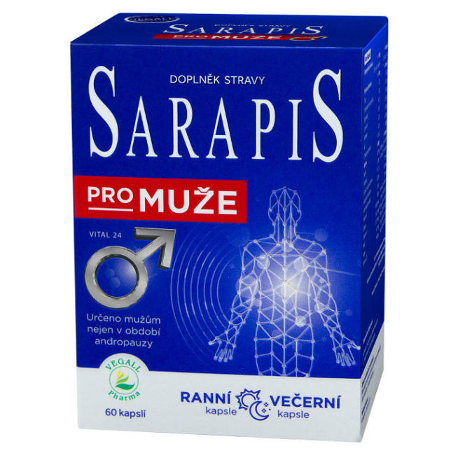 VEGALL Sarapis pro muže, 60kapslí
