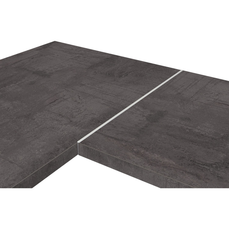 Kaindl Rohový spojovací profil G hliníkový pro pracovní desky, 60 x 3,8 cm