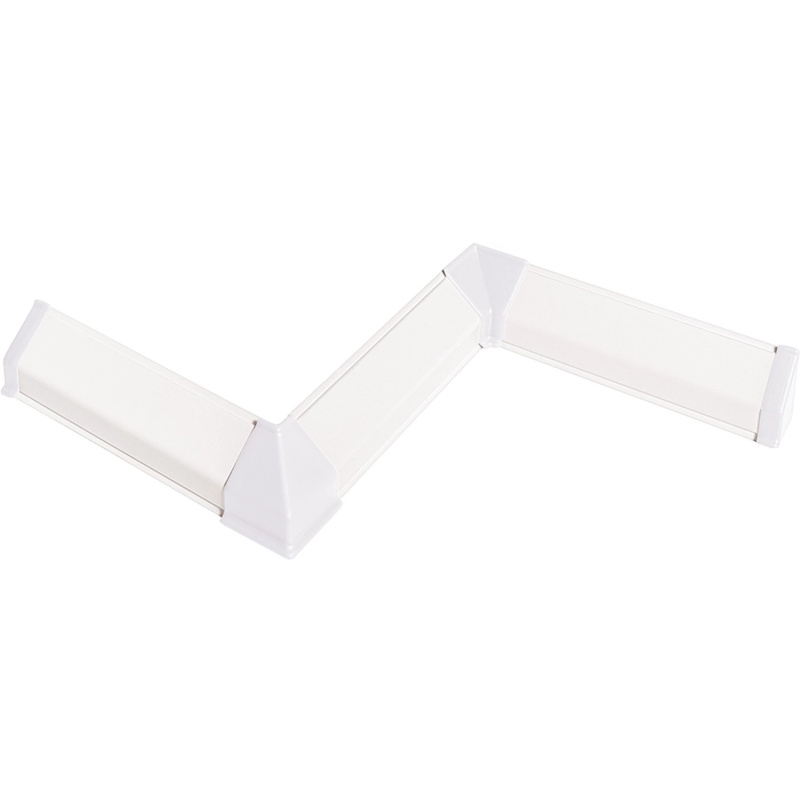 Kaindl Sada rohů a koncovek pro lišty k pracovní desce 0117 bílá