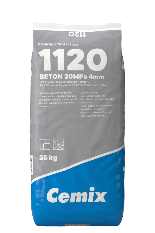 Beton C16/20 Cemix 1120 25 kg