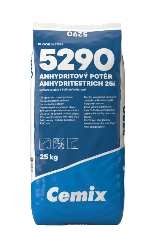 Potěr anhydritový Cemix 5290 25 kg