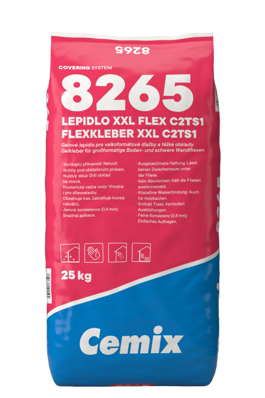 Lepidlo cementové C2TS1 Cemix 8265 25 kg