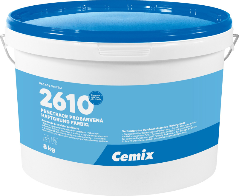 Penetrace probarvená Cemix 2610 žlutá 8 kg