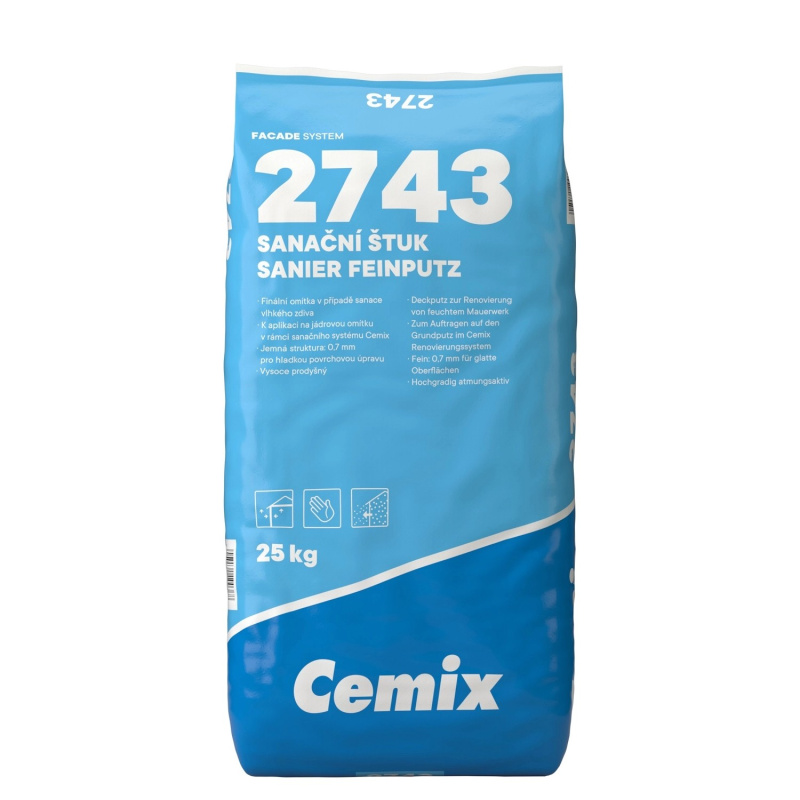 Cemix Sanační štuk 25 kg