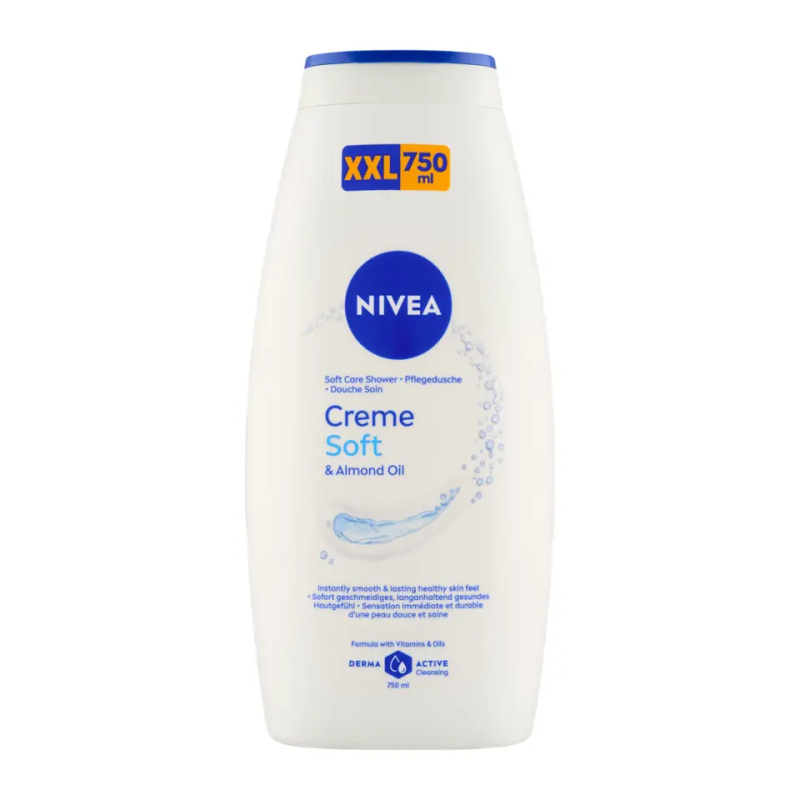 NIVEA Creme Soft pečující sprchový gel 750 ml