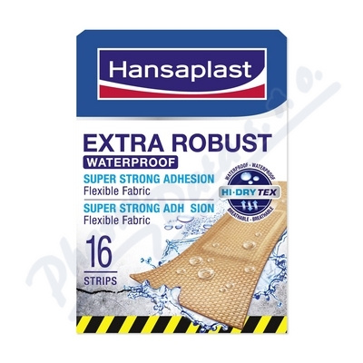 HANSAPLAST Extra Robust odolná náplast 16 kusů