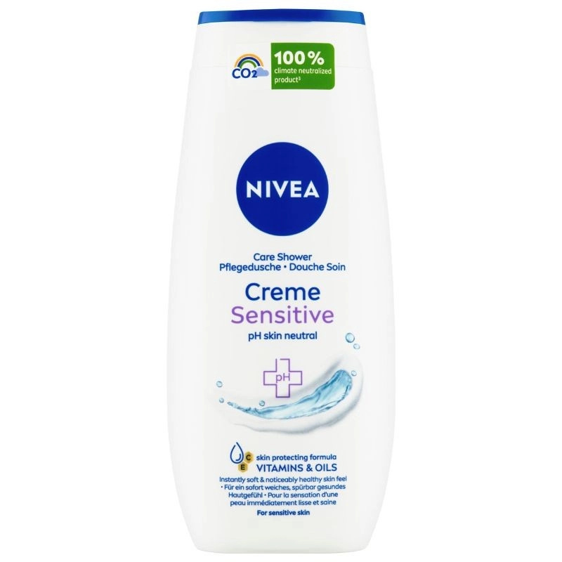 Nivea Creme Sensitive pečující sprchový gel 250 ml