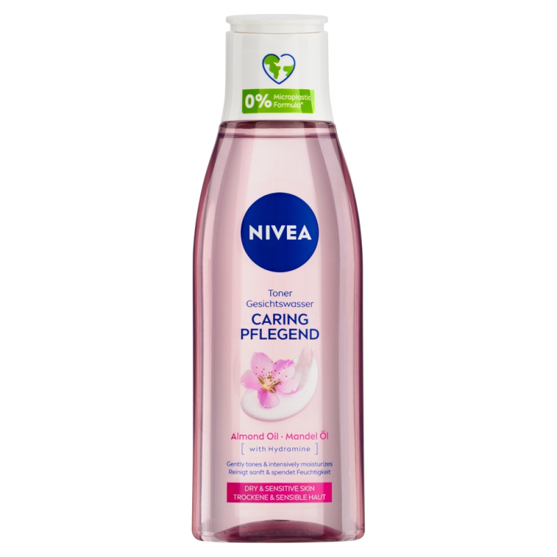 Nivea Face Cleansing čisticí pleťová voda pro suchou až citlivou pleť 200 ml