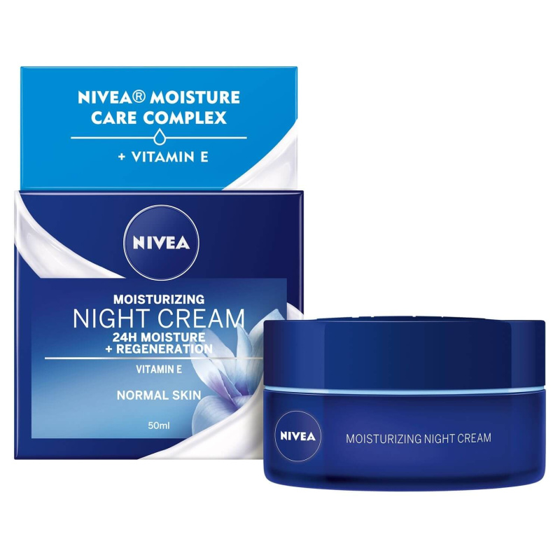 Nivea 24h Moisture regenerační noční krém 50 ml