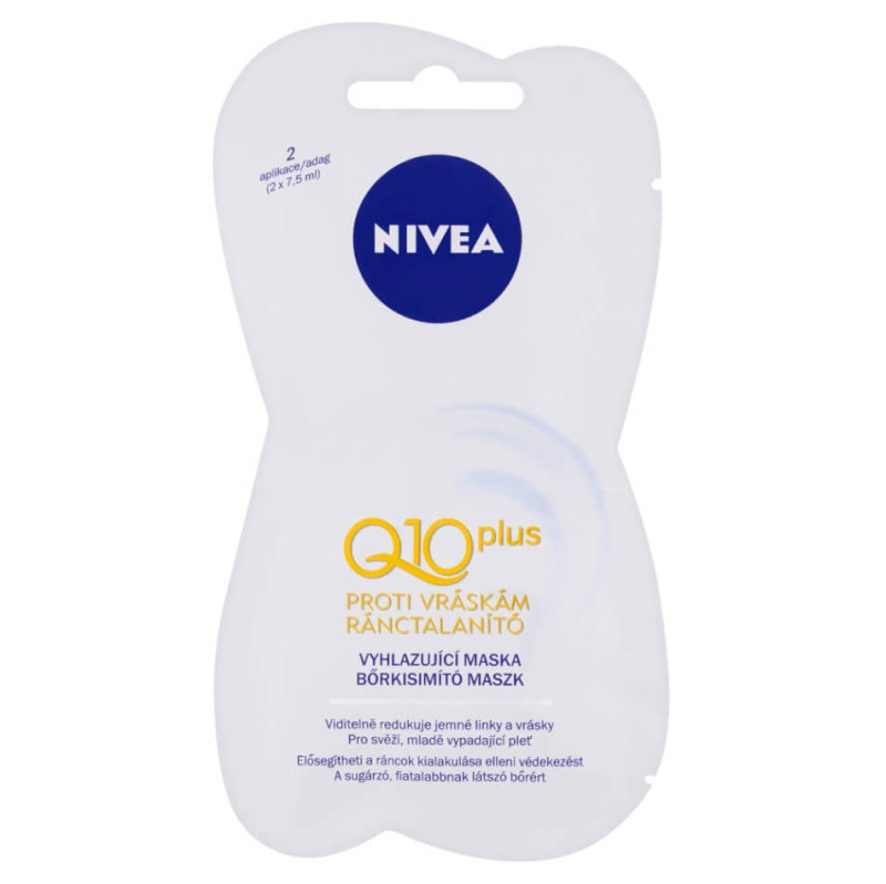Nivea Q10 vyhlazující maska proti vráskám 2x7.5 ml