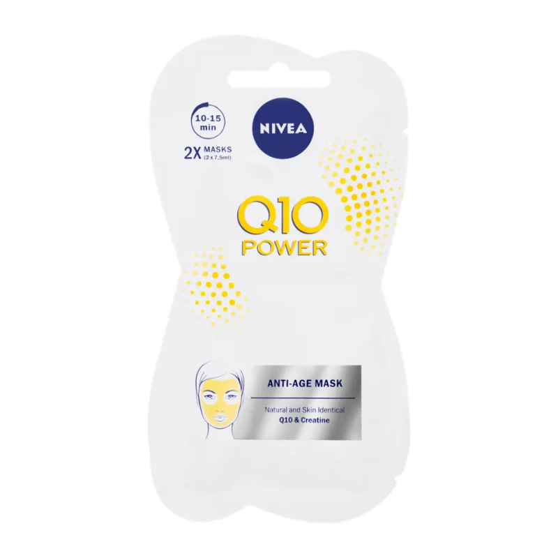 Nivea Q10 vyhlazující maska proti vráskám 2x7.5 ml
