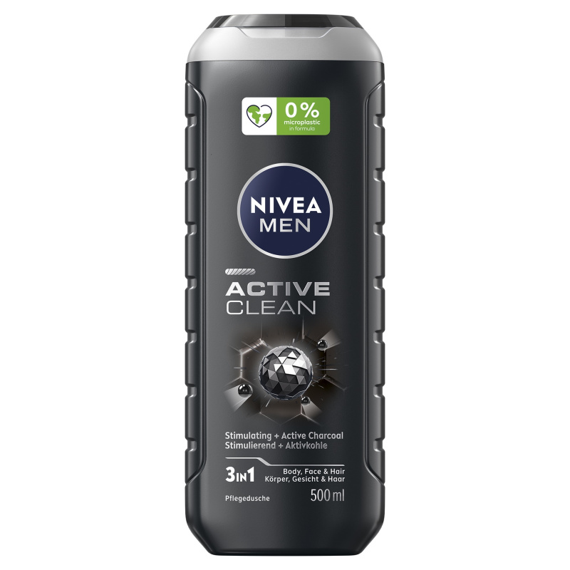 Nivea Men Active Clean sprchový gel pro muže 500 ml