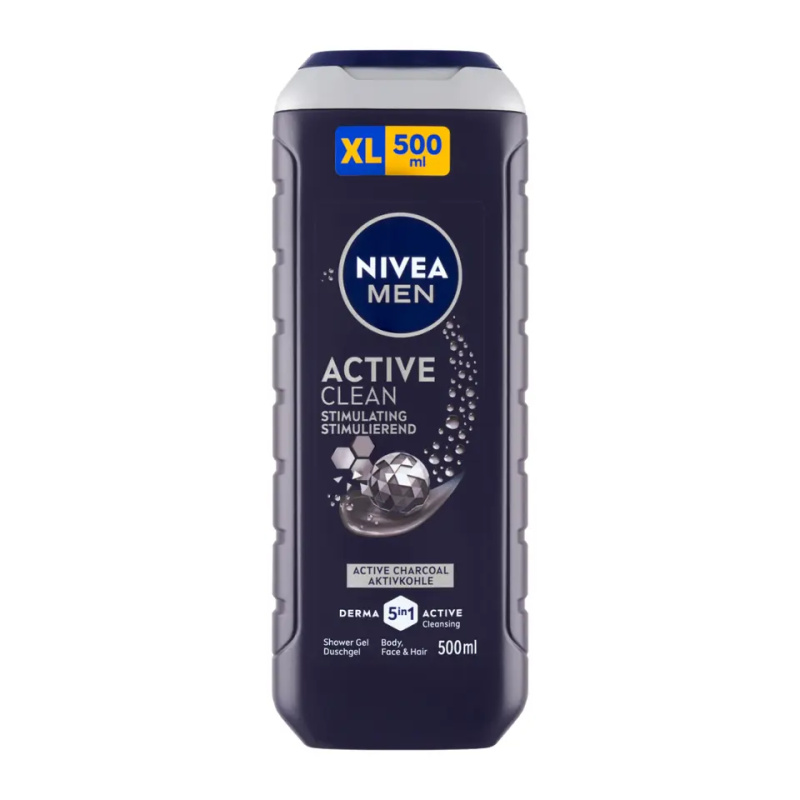 Nivea Men Active Clean sprchový gel pro muže 500 ml