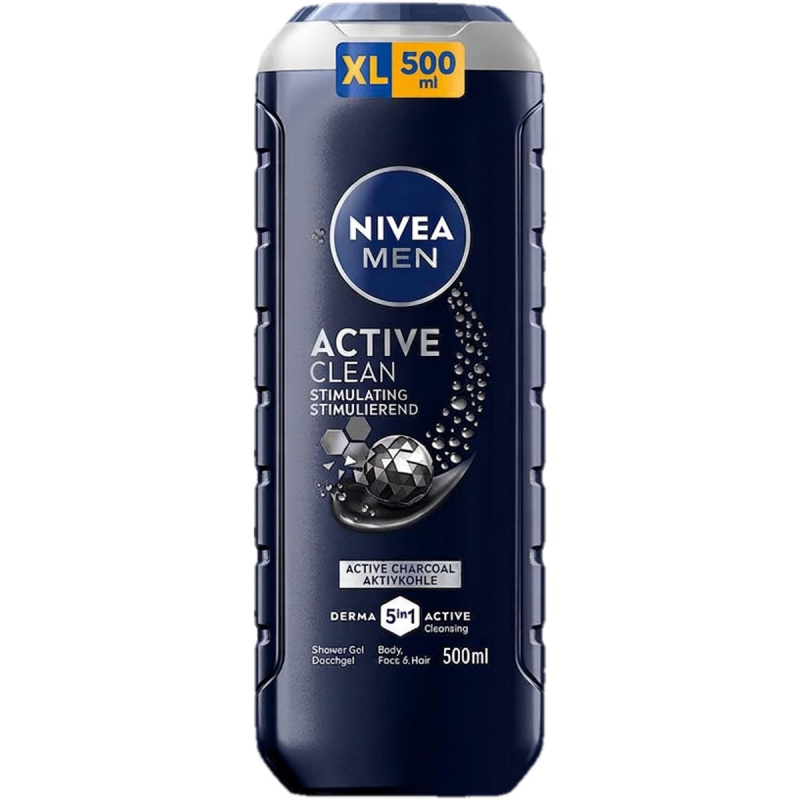Nivea Men Active Clean sprchový gel pro muže 500 ml