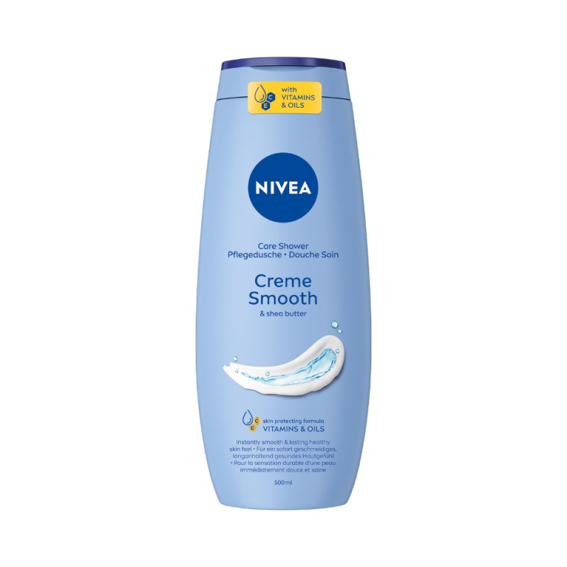 NIVEA Creme Smooth krémový sprchový gel 500 ml