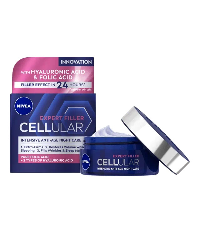 NIVEA Cellular Anti-Age noční omlazující krém 40+ 50 ml
