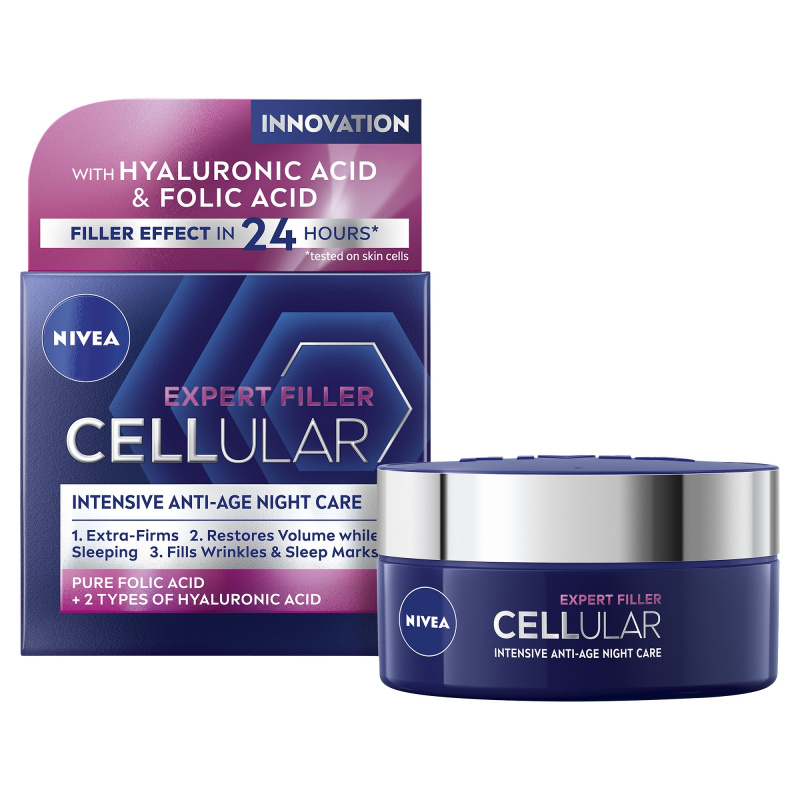 NIVEA Cellular Anti-Age noční omlazující krém 40+ 50 ml