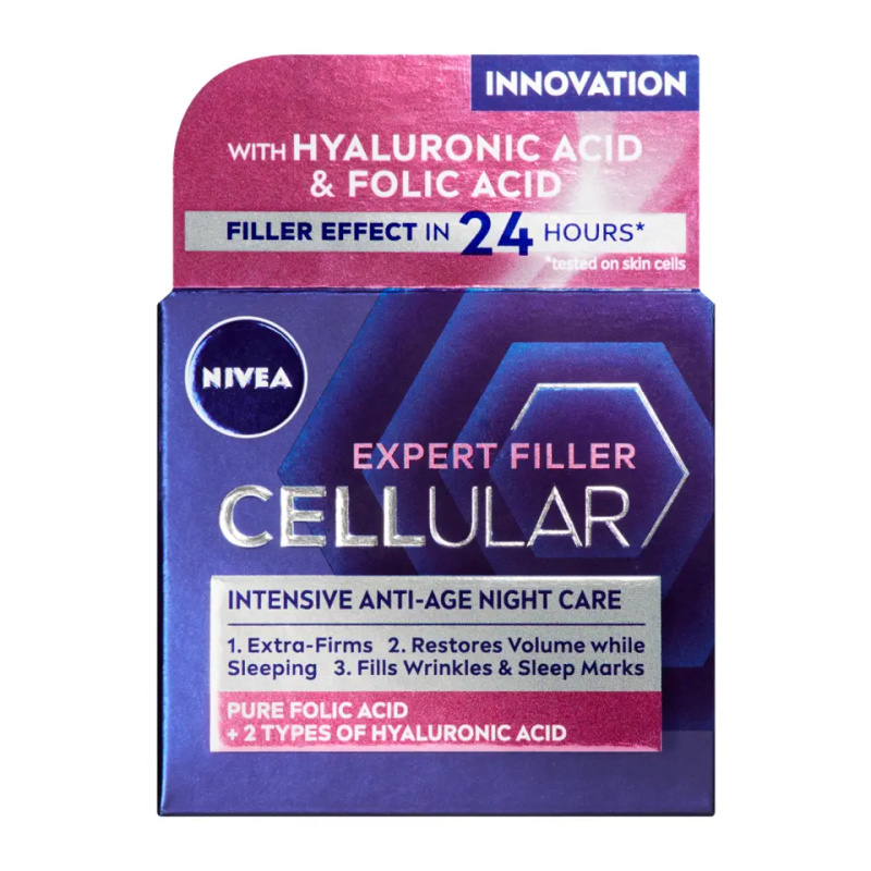 NIVEA Cellular Anti-Age noční omlazující krém 40+ 50 ml