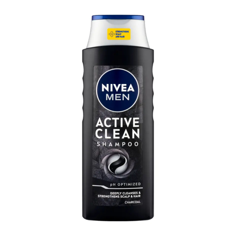 NIVEA Active Clean Šampon pro muže 400 ml