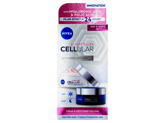 NIVEA Cellular Expert Filler výhodné balení pro rozjasnění a vyhlazení pleti