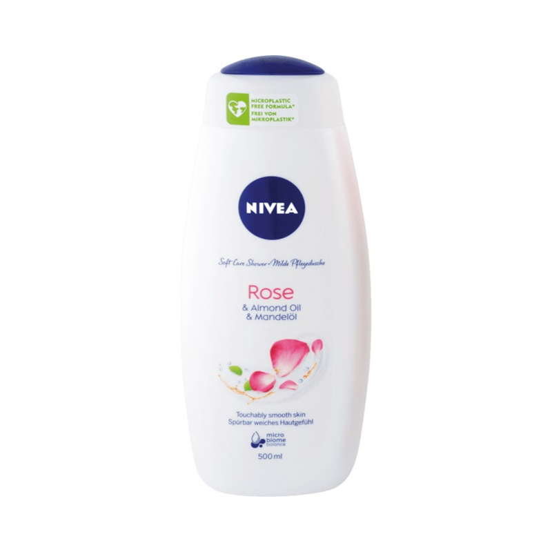 NIVEA Rose & Almond Oil sprchový gel 500 ml