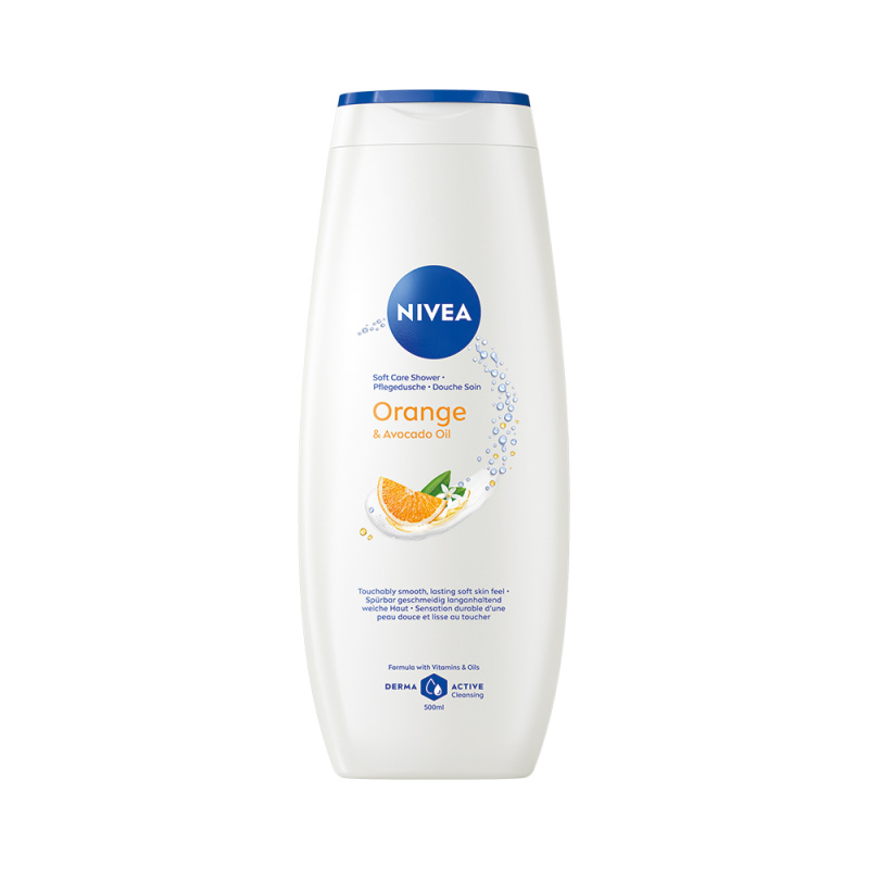 NIVEA Orange & Avocado Oil pečující sprchový gel 500 ml