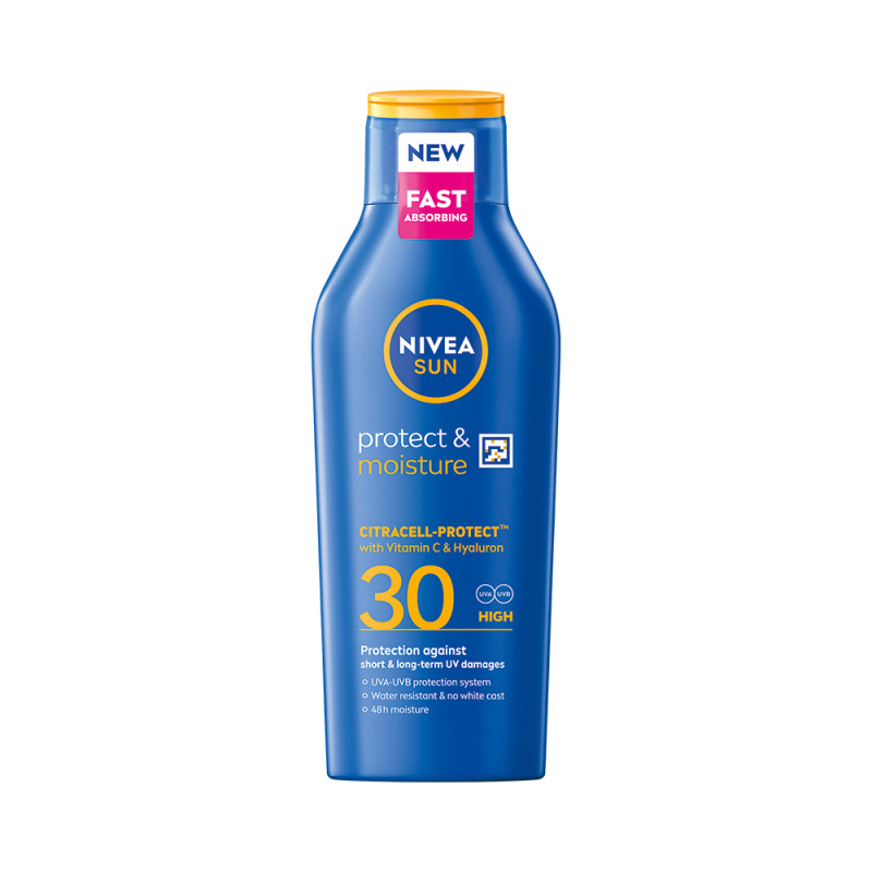 NIVEA Sun Protect & Moisture Mléko na opalování SPF30 400 ml