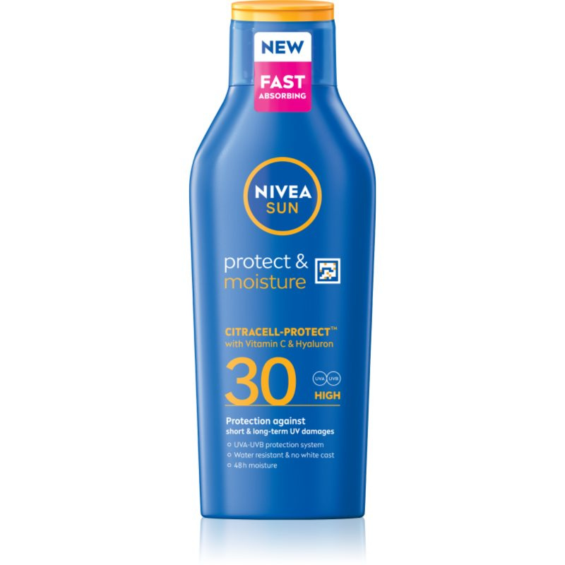 NIVEA Sun Protect & Moisture Mléko na opalování SPF30 400 ml