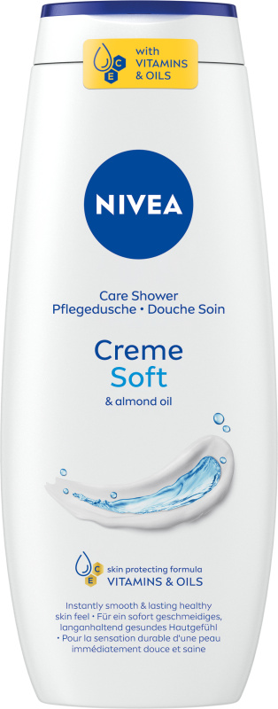 NIVEA Creme Soft krémový sprchový gel maxi 500 ml