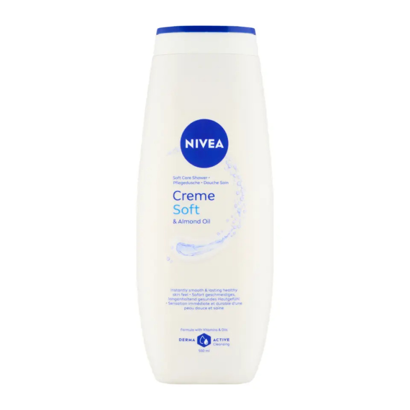 NIVEA Creme Soft krémový sprchový gel maxi 500 ml