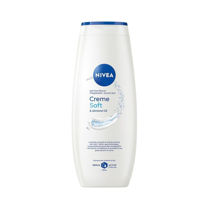 NIVEA Creme Soft krémový sprchový gel maxi 500 ml