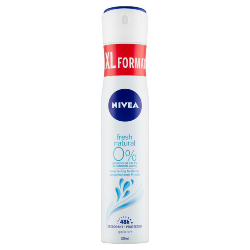 Nivea Fresh Natural antiperspirant ve spreji pro ženy 200 ml