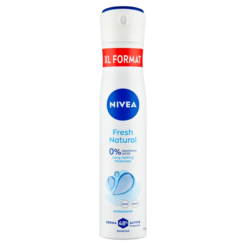 Nivea Fresh Natural antiperspirant ve spreji pro ženy 200 ml