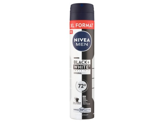 Nivea Men Black & White Invisible Original antiperspirant ve spreji pro muže 200 ml