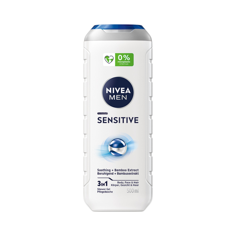 Nivea Men Sensitive sprchový gel pro muže 500 ml