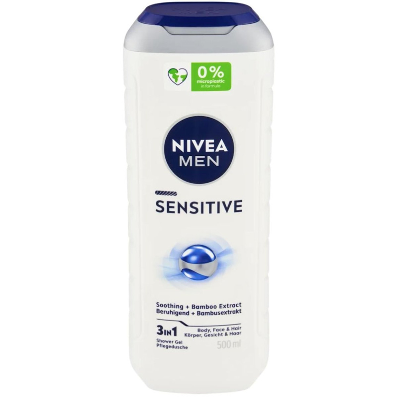 Nivea Men Sensitive sprchový gel pro muže 500 ml