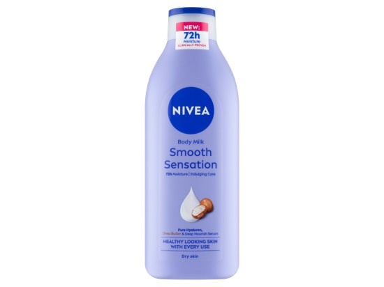 NIVEA Smooth Sensation hydratační tělové mléko pro suchou pokožku 400 ml