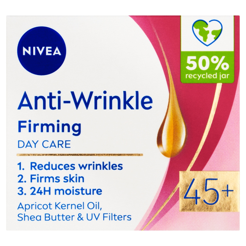 Nivea Firming zpevňující denní krém proti vráskám 45+ 50 ml