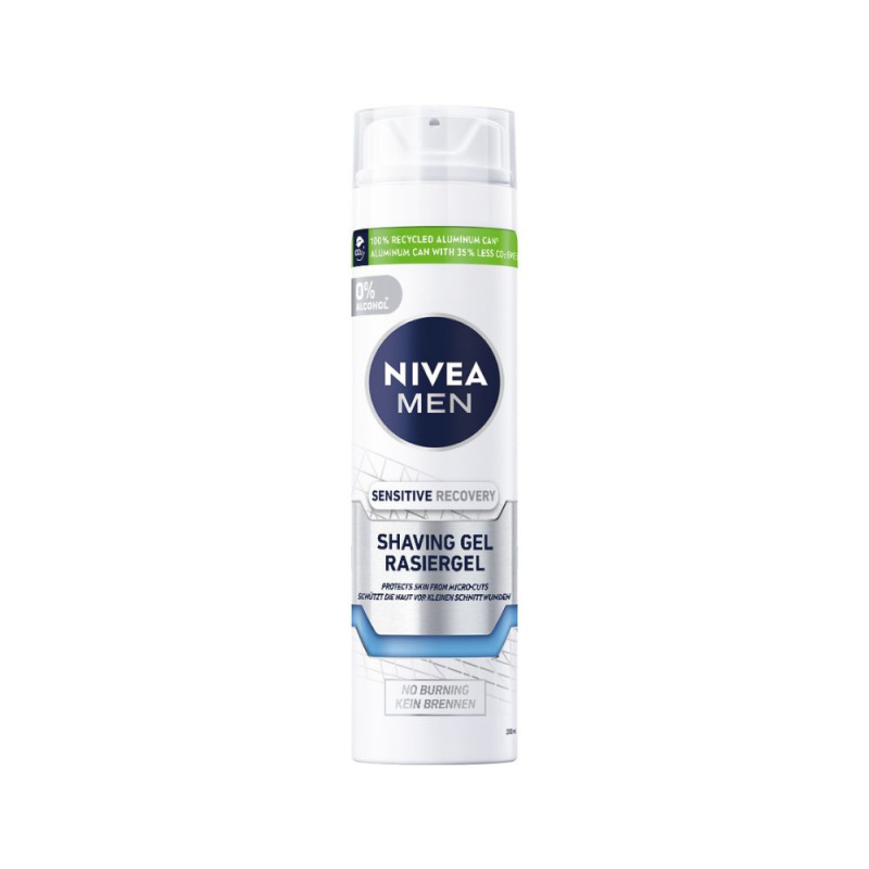 NIVEA MEN Sensitive gel na holení pro muže 200 ml