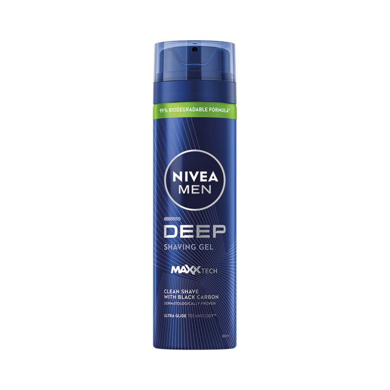 NIVEA MEN Deep gel na holení pro muže 200 ml