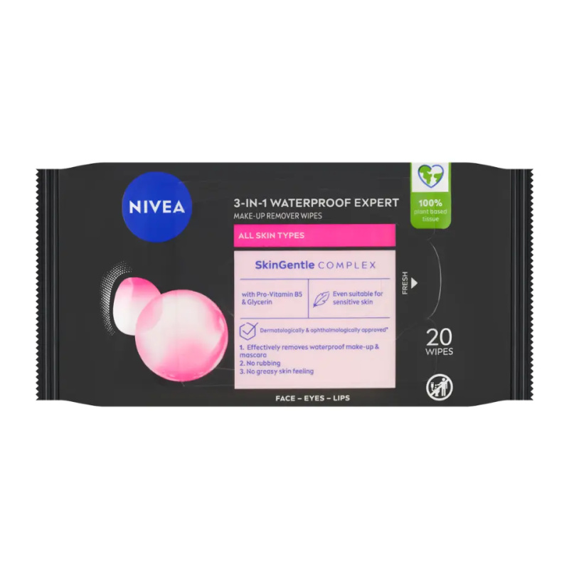 NIVEA MicellAir Expert Micelární odličovací ubrousky 20 ks
