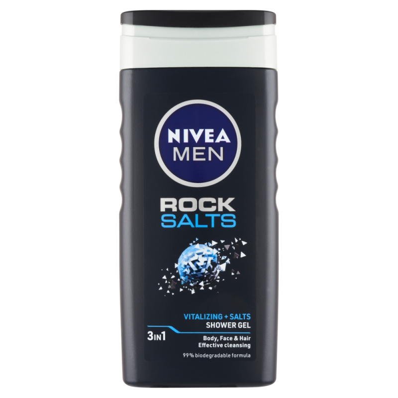 NIVEA MEN Rock Salt sprchový gel pro muže 250 ml