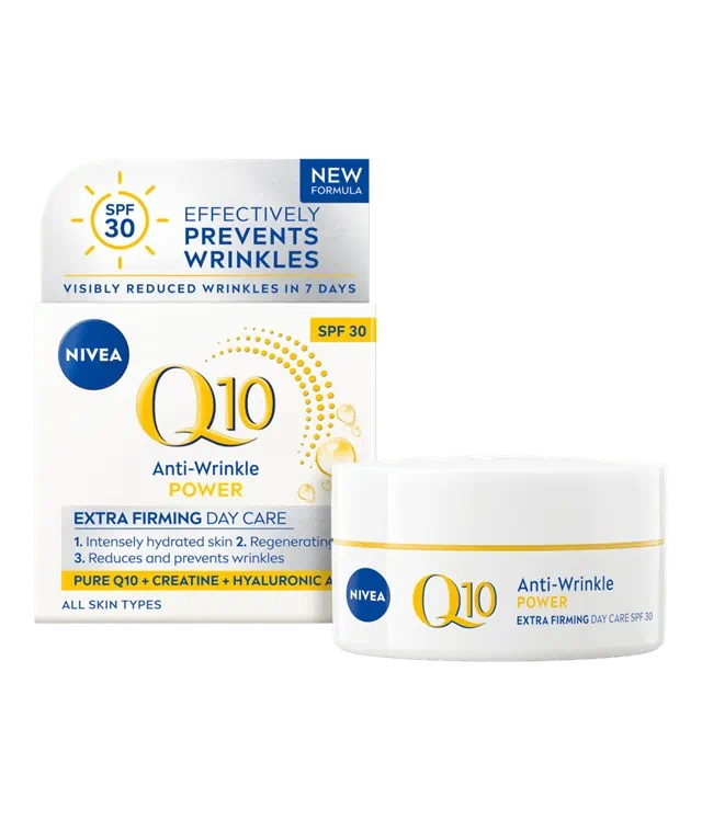 Nivea Q10 Power zpevňující denní krém proti vráskám SPF 30 50 ml