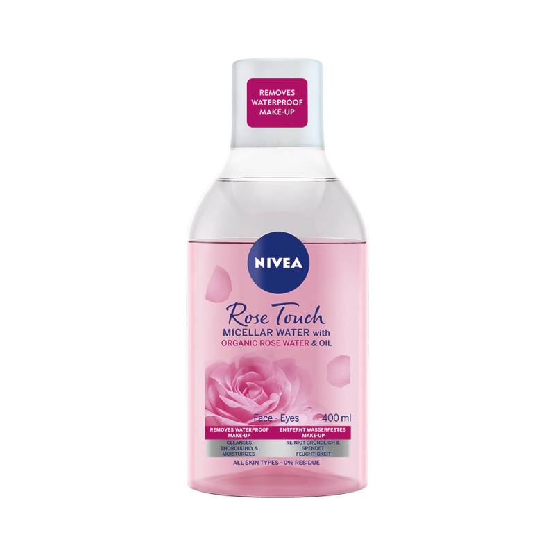 Nivea Rose Touch dvoufázová micelární voda 400 ml