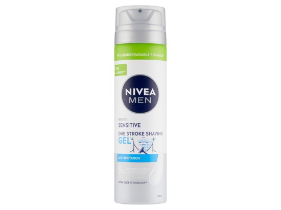 NIVEA MEN Sensitive gel na holení pro 3denní strniště pro muže 200 ml
